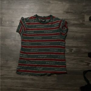 PLAYBOY striped shirt. Size M